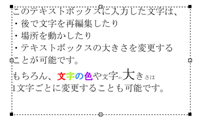 たっぷりデジカメ®:キャプチャ テキストボックス