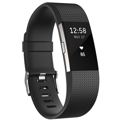心拍計＋フィットネスリストバンド　Fitbit Charge2