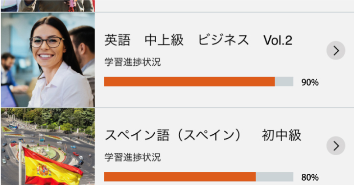 進捗が一目でわかる