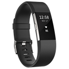 心拍計＋フィットネスリストバンド Fitbit Charge2 Black Lサイズ（FB407SBKL-JPN）