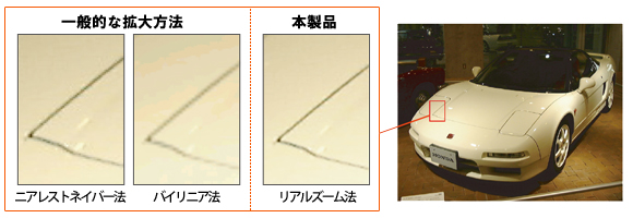 ズバリ巨大プリント® PLUS:引き伸ばしてもキレイ