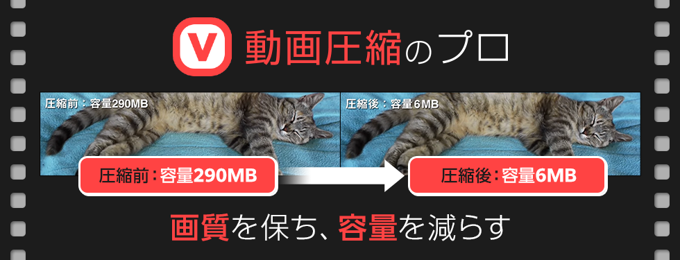動画圧縮のプロ