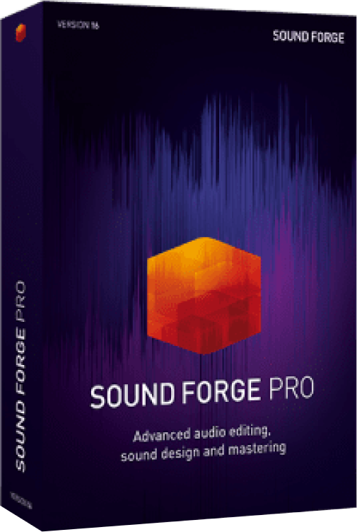 SOUND FORGE Pro 16製品画像