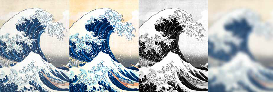 収録画像の加工と調整