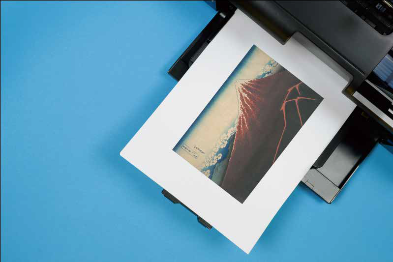 リサイズと位置調整ができる プリント機能