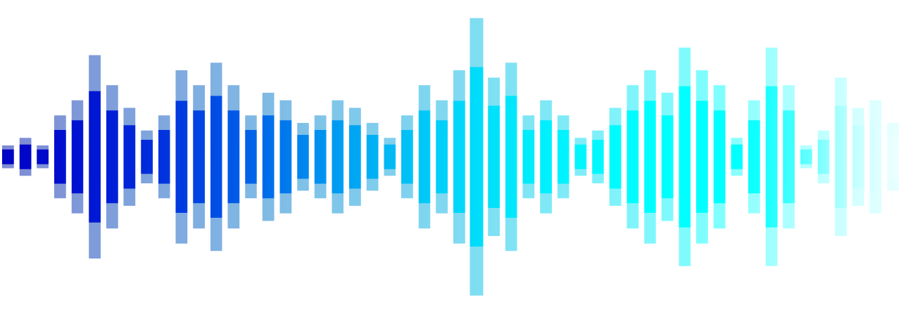 音声の波形のイラスト