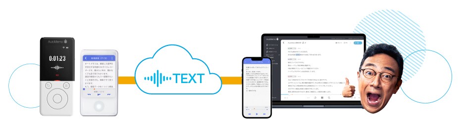 文字起こしAIボイスレコーダー「オートメモ R」「オートメモ S 文字起こしAIボイスレコーダー「オートメモ R」「オートメモ S