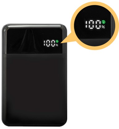 残量が一目でわかる