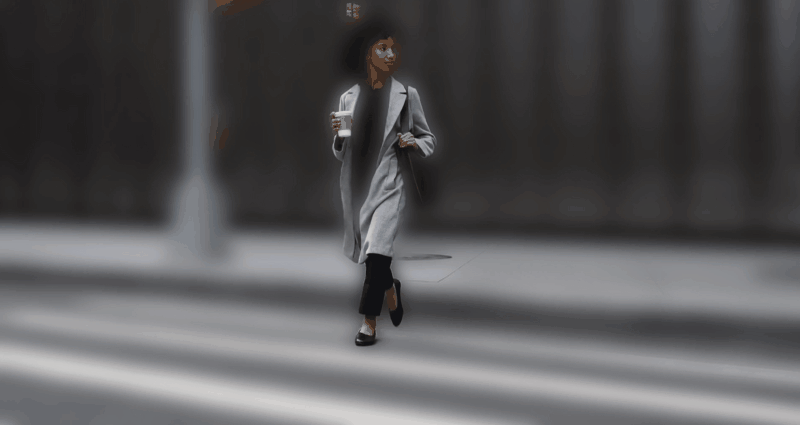 AIによる背景のぼかし処理