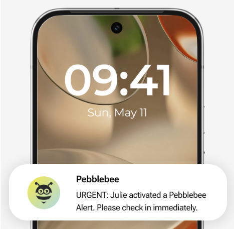 緊急時の位置情報送信