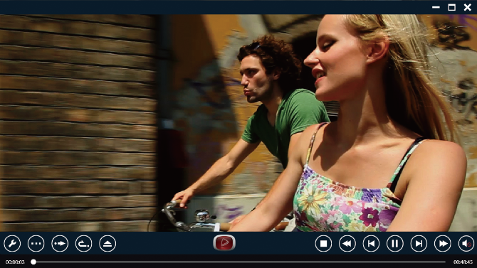 シンプルなDVD/ブルーレイ再生ソフト