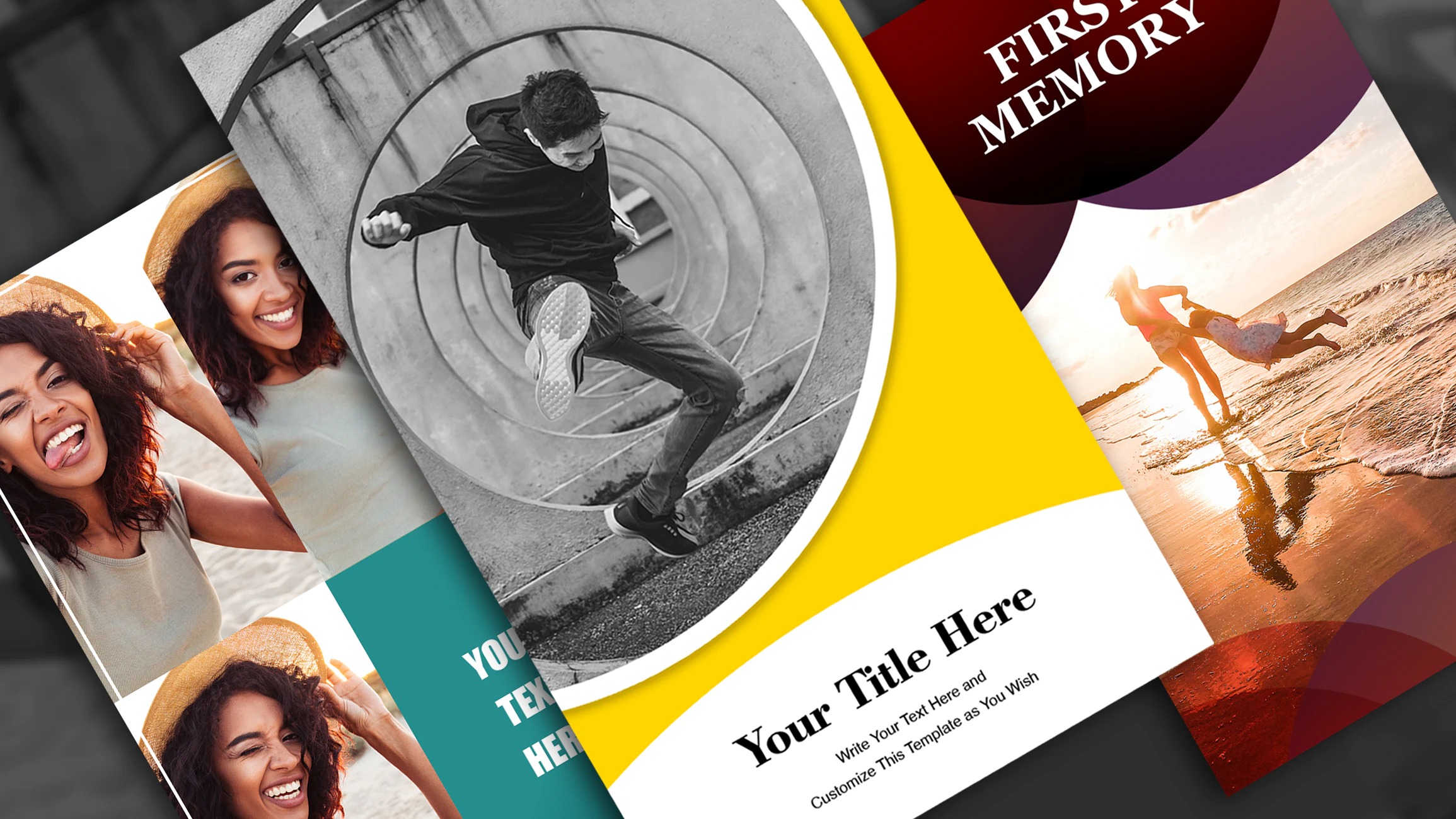 SNSの動画に合わせたテンプレートを収録