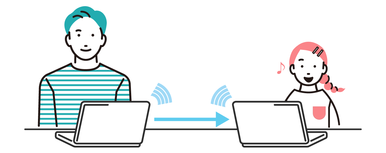 引越以外の、データ共有にもおすすめ