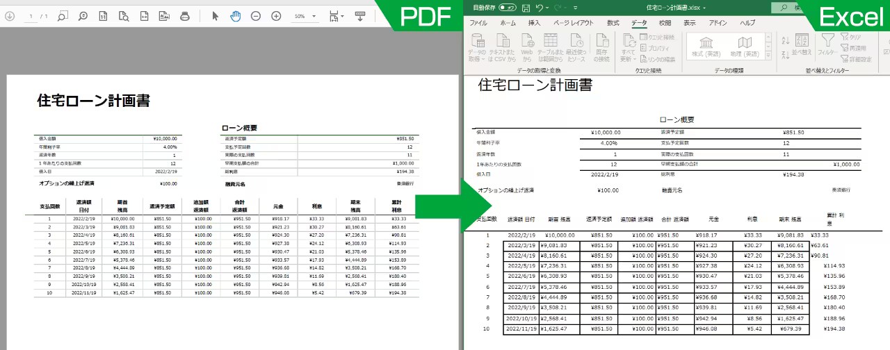 4. Office形式に変換