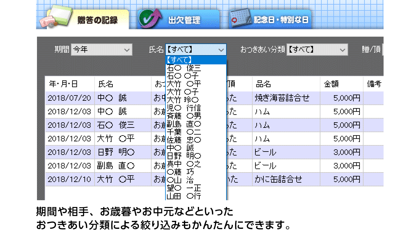 合計金額をかんたん集計