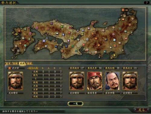 ゲームモードは2つ シナリオは5本を収録