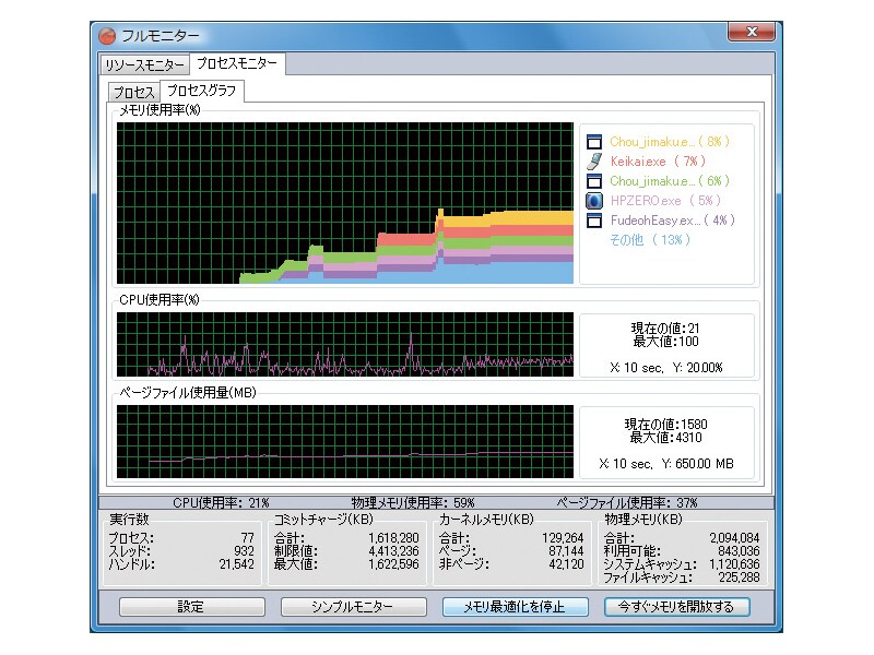 メモリの処理が速くなる