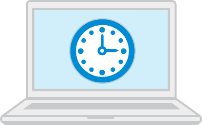 指定した時間に起動できる