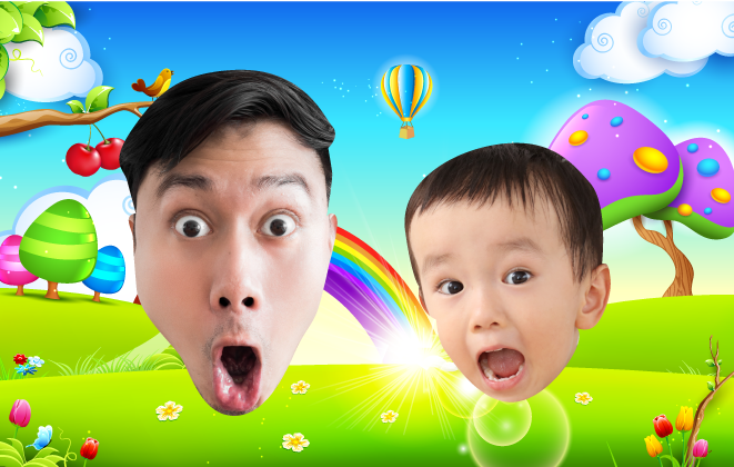 動画背景を、簡単に合成