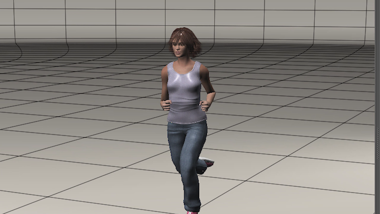 歩く、走るアニメーションの設定