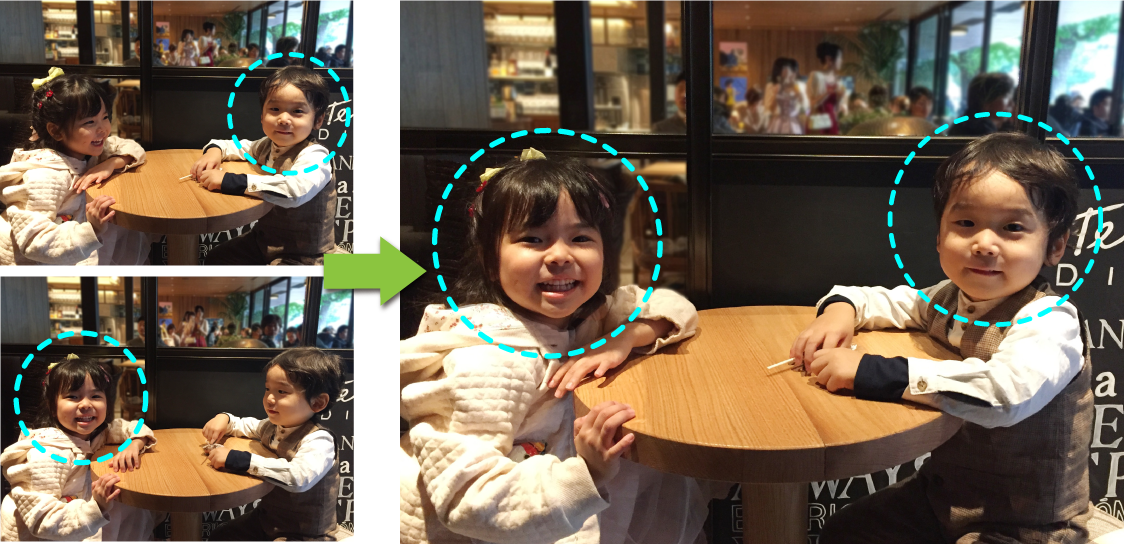 自然な写真合成