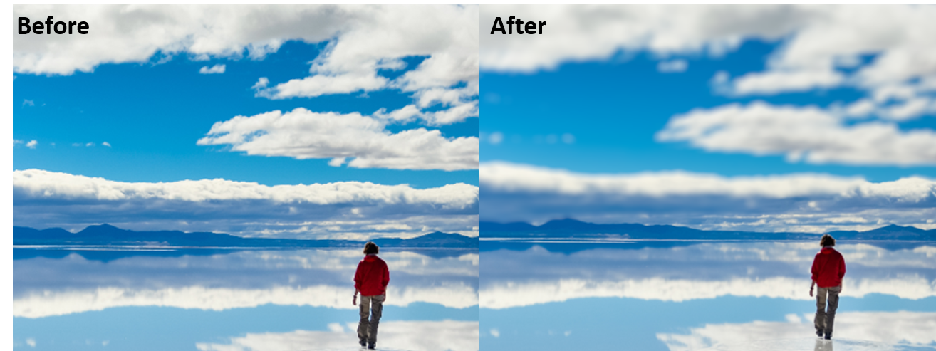 ぼかし効果の追加もできる