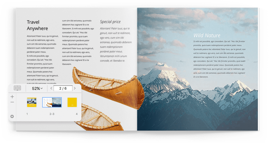 2ページ見開き.