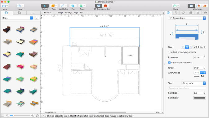間取図インポート