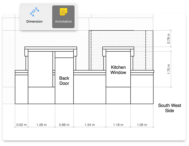 注釈・寸法ツール