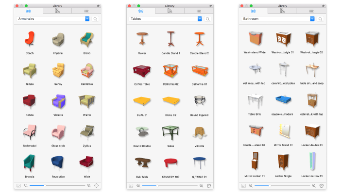 家具ライブラリ