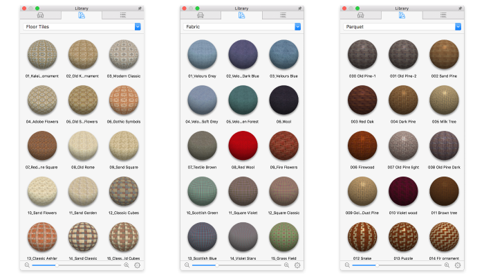 素材ライブラリ