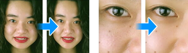 小顔フィルタ、スリムフィルタ