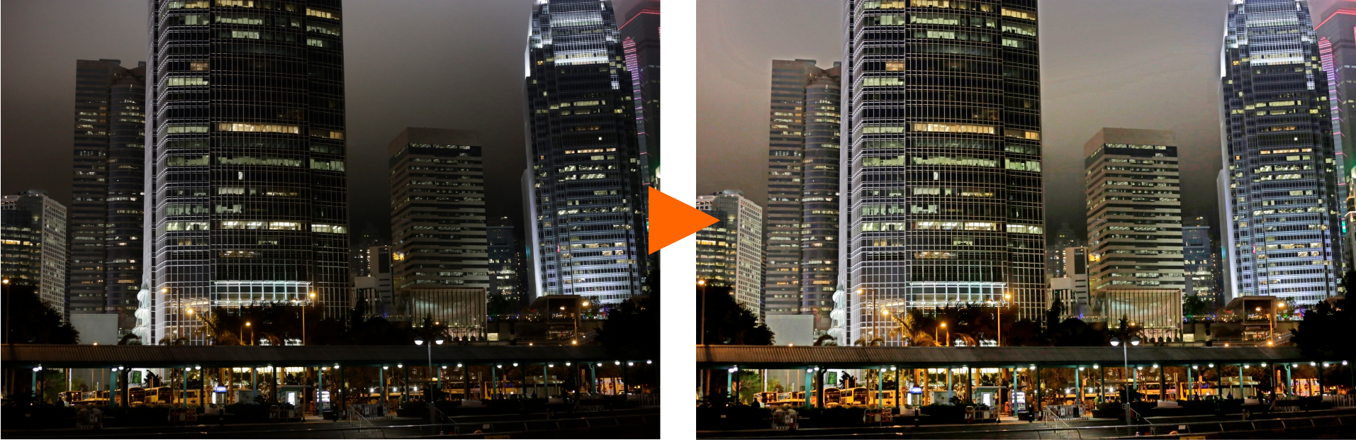 夜景や暗いところで撮った写真も