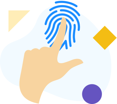 Touch IDのイラスト