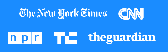 導入している会社のロゴ（CNN、New York Timesなど)