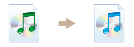 2. 音楽ファイルの変換