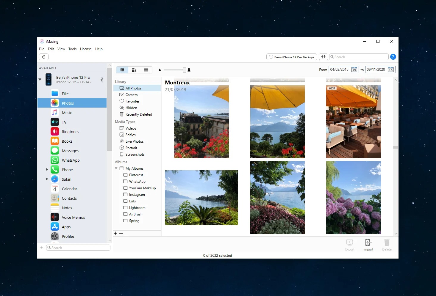 iPhone内の写真を高速閲覧