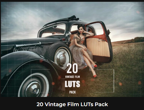 20ヴィンテージフィルムLUTパック