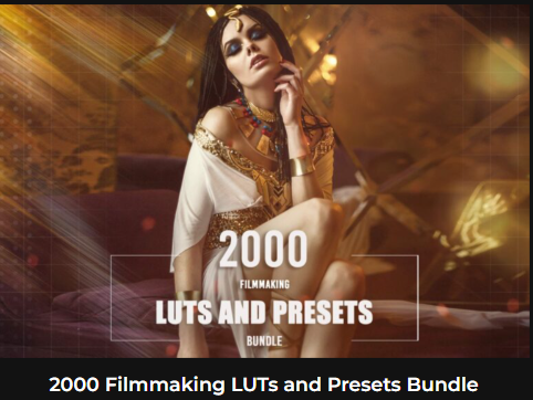 2,000映画製作LUTおよびプリセットバンドル