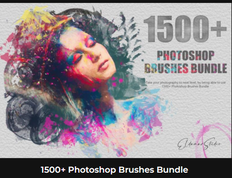 1,500以上のPhotoshopブラシバンドル