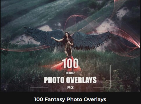100ファンタジー写真オーバーレイ 
