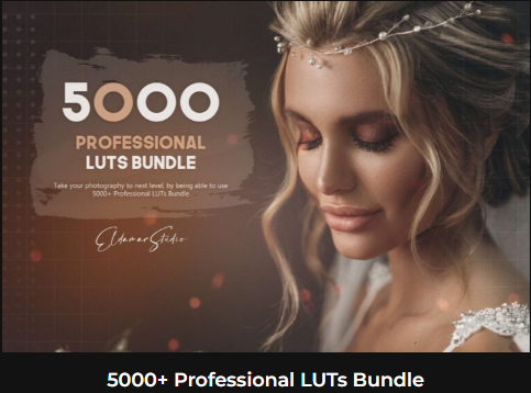5,000以上のプロフェッショナルLUTバンドル