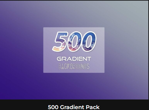 500グラデーションパック