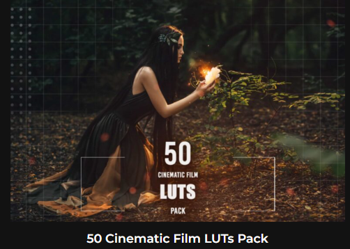 50シネマティックフィルムLUTパック