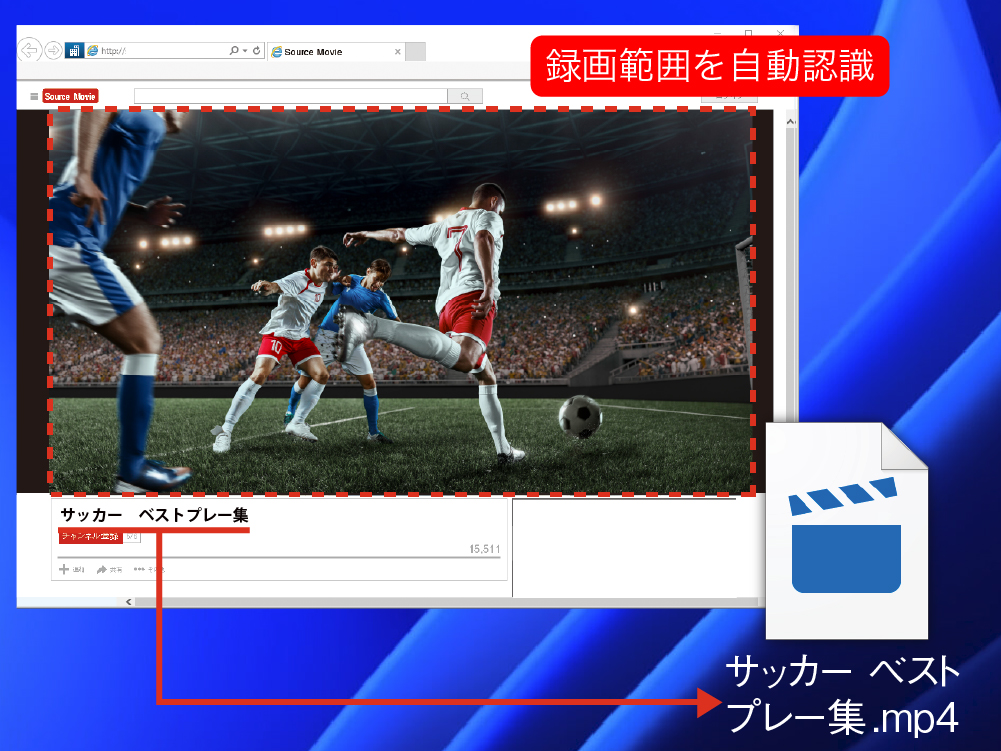 動画のタイトルを自動取得