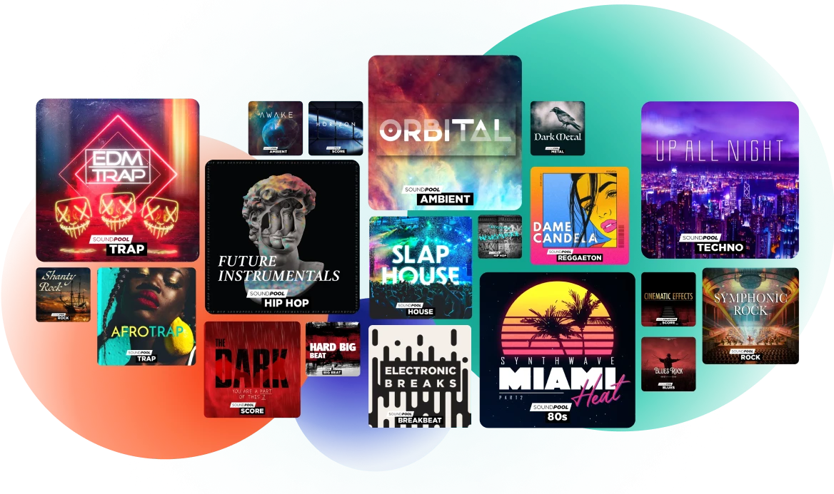 バラエティに富んだループ音源