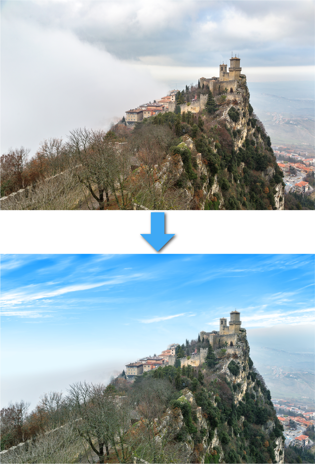 神ワザ3／曇り空を晴天に変える