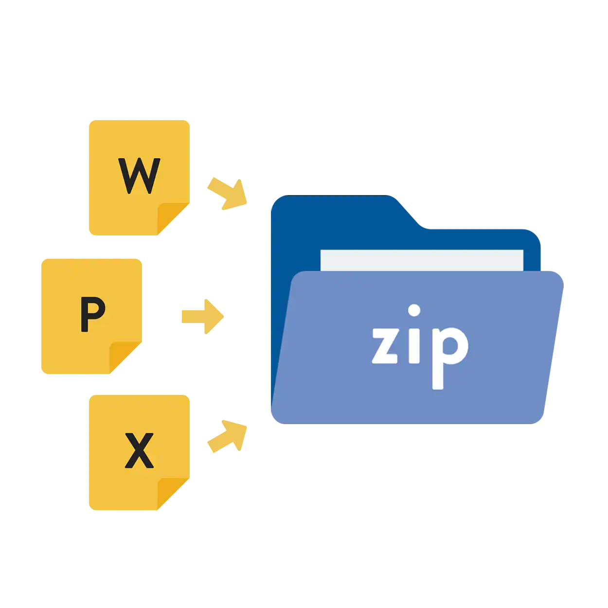 元ファイルの更新内容を、Zipファイルにも反映