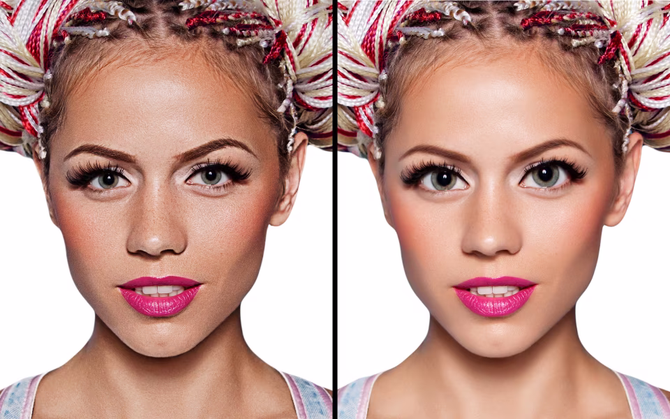 顔のエフェクトを調整