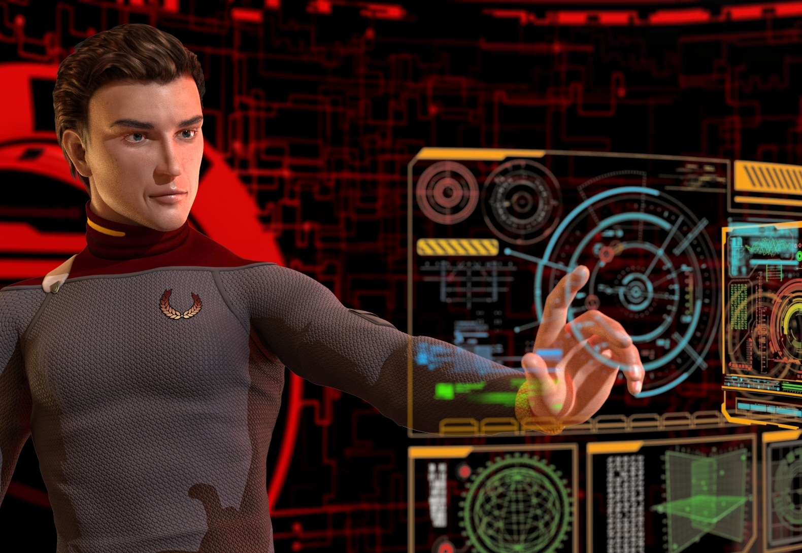 多彩なシーンのCGを作れる